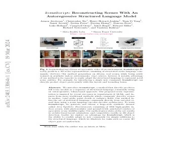 Paper thumbnail for SceneScript: Reconstructing Scenes With An Autoregressive Structured Language Model