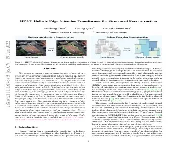 Paper thumbnail for HEAT: Holistic Edge Attention Transformer for Structured Reconstruction