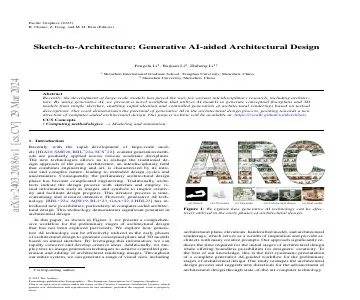Paper thumbnail for Sketch-to-Architecture: Generative AI-aided Architectural Design