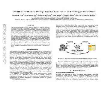 Paper thumbnail for ChatHouseDiffusion: Prompt-Guided Generation and Editing of Floor Plans