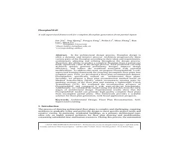 Paper thumbnail for FloorplanMAE:A self-supervised framework for complete floorplan generation from partial inputs