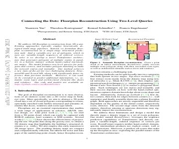 Paper thumbnail for Connecting the Dots: Floorplan Reconstruction Using Two-Level Queries